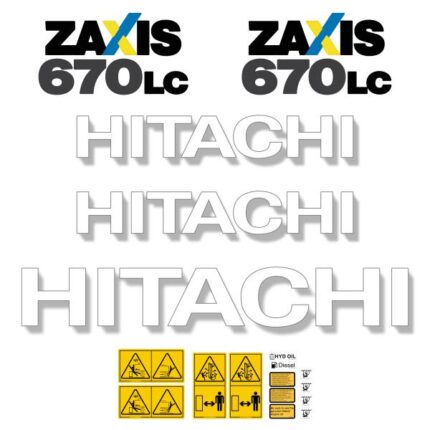 Hitachi ZX670-5 LC Decal Kit