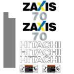 Hitachi ZX70 Decal Kit