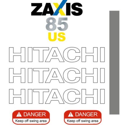 Hitachi ZX85US-3 Decal Kit