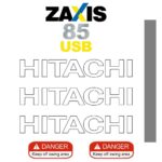 Hitachi ZX85USB-3 Decal Kit