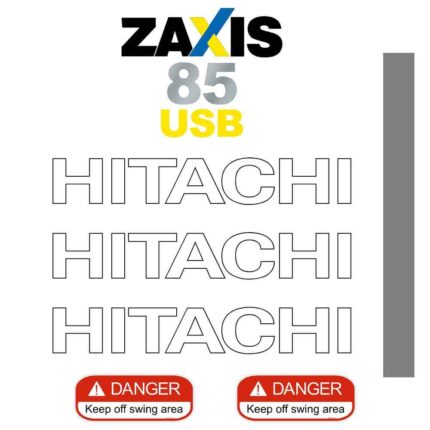 Hitachi ZX85USB-3 Decal Kit