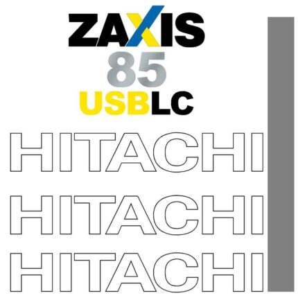 Hitachi ZX85USB LC - 3 Decal Kit