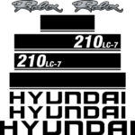 Hyundai 210LC-7 Decal Kit
