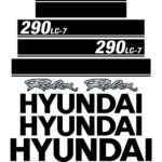 Hyundai 290LC-7 Decal Kit