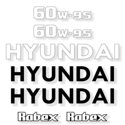 Hyundai 60w-9s Decal Kit