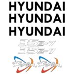 Hyundai R35Z-7 Decal Kit