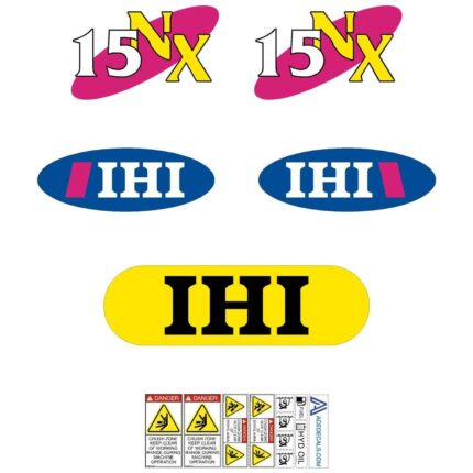 IHI 15NX Decal Kit