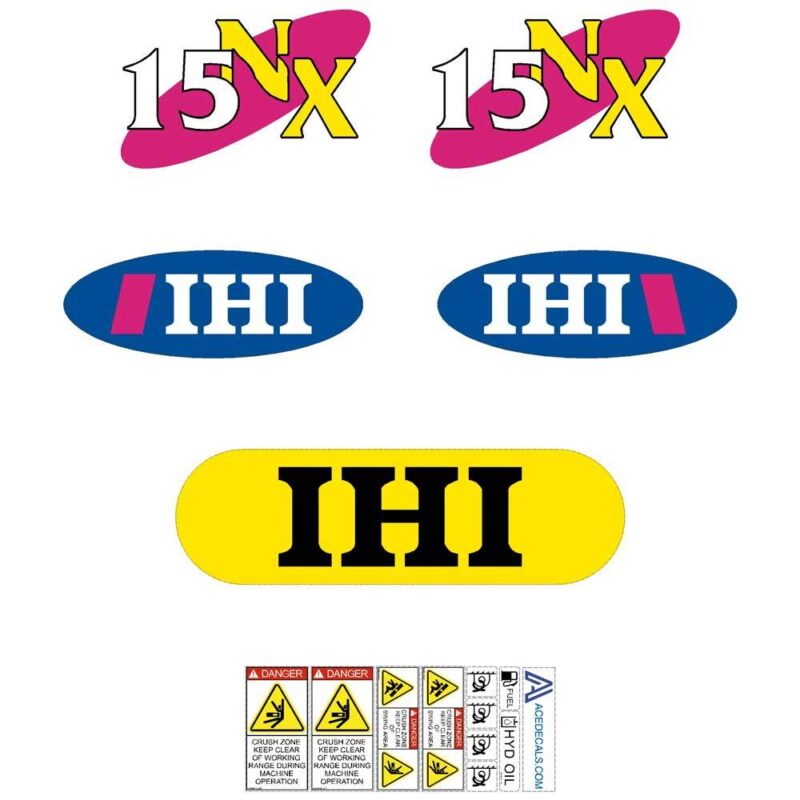 IHI 15NX Decal Kit