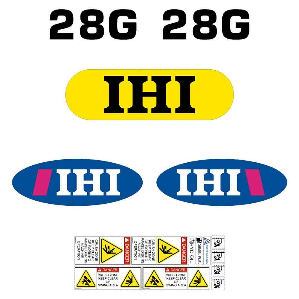 IHI 28G Decal Kit IHI 28G Decal Kit