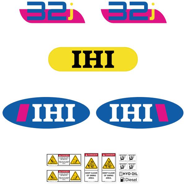 IHI 32J Decal Kit IHI 32J Decal Kit