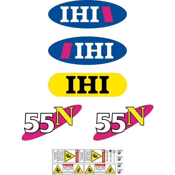 IHI 55N Decal Kit IHI 55N Decal Kit