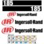 Ingersoll Rand 185 Decal Kit