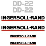 Ingersoll Rand DD22 Decal Kit