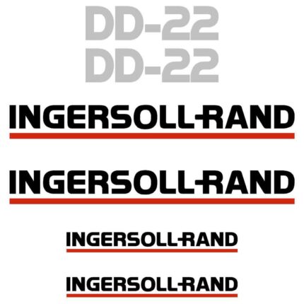 Ingersoll Rand DD22 Decal Kit