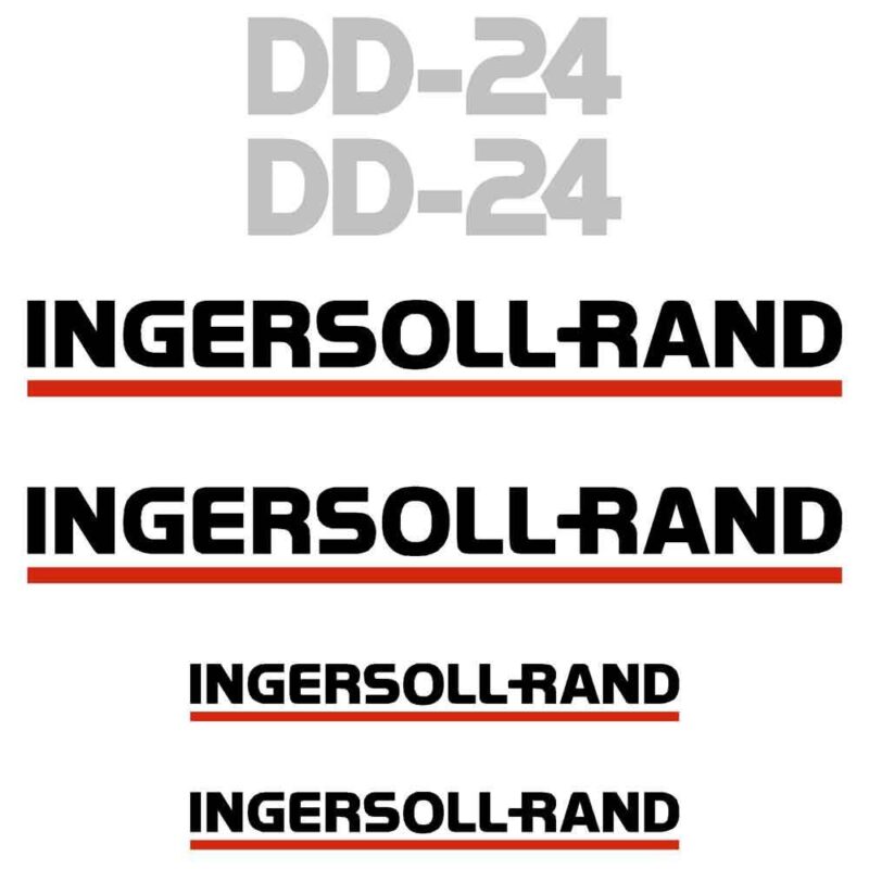 Ingersoll Rand DD24 Decal Kit