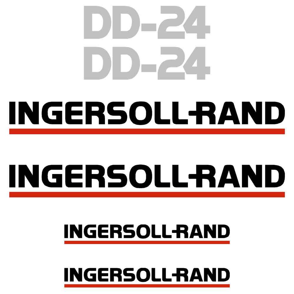 Ingersoll Rand DD24 Decal Kit Ingersoll Rand DD24 Decal Kit