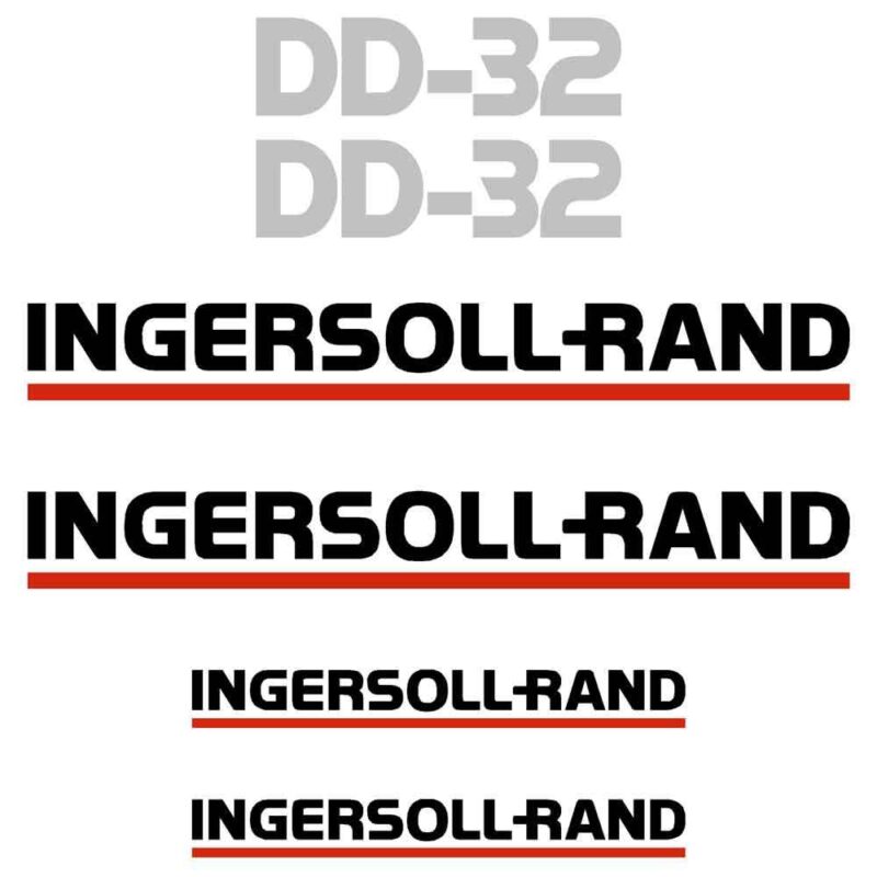 Ingersoll Rand DD32 Decal Kit