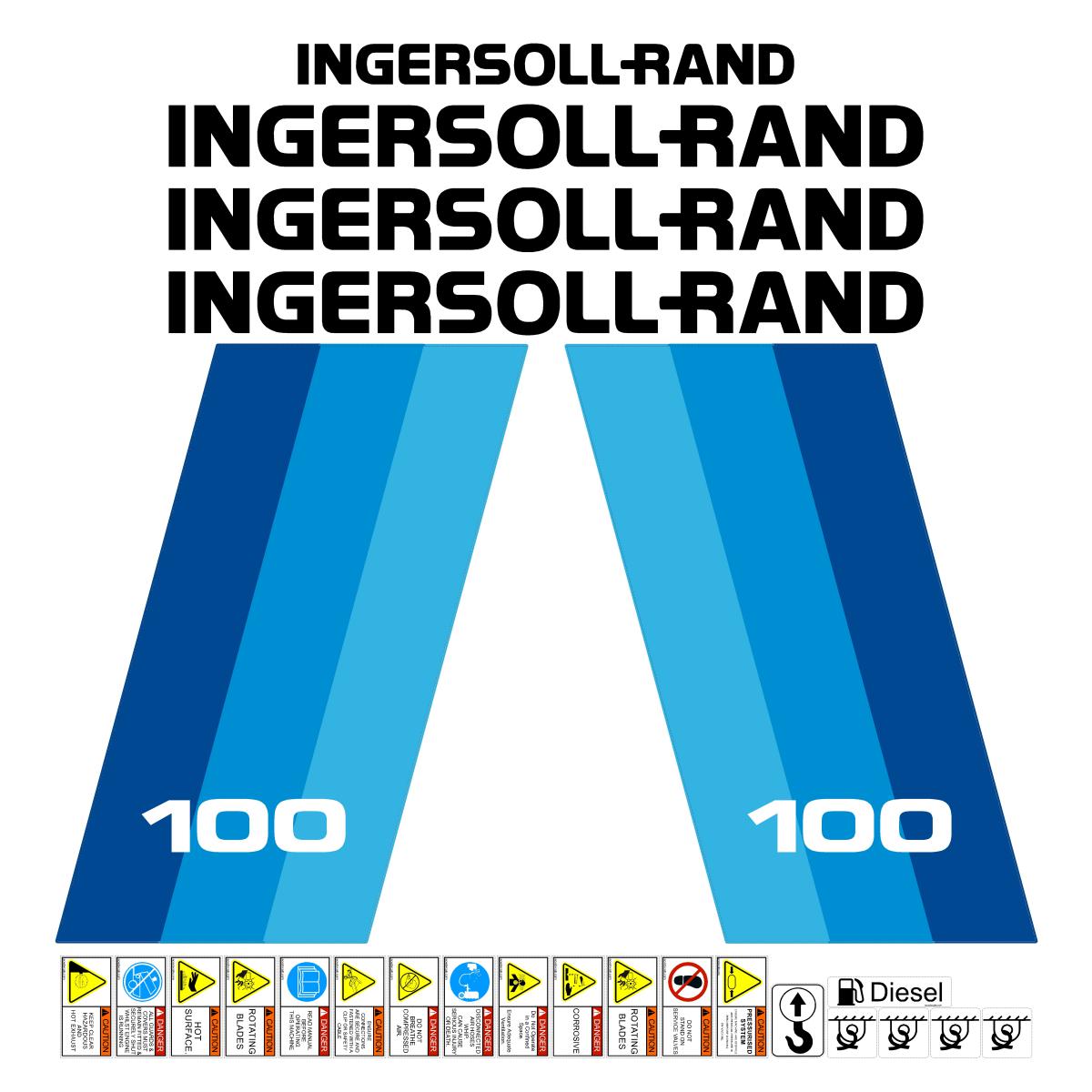 Ingersoll Rand IR P100 Decal Kit Ingersoll Rand IR P100 Decal Kit