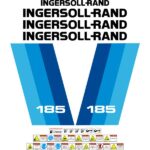 Ingersoll Rand IR P185 Decal Kit