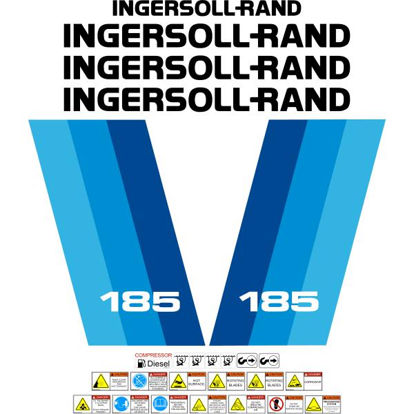 Ingersoll Rand IR P185 Decal Kit Ingersoll Rand IR P185 Decal Kit