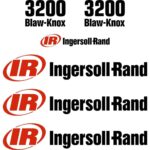 Ingersoll Rand IR PF3200 Decal Kit - Paver