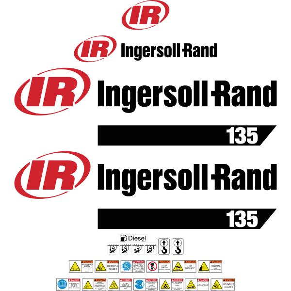 Ingersoll Rand P135 Decal Kit Ingersoll Rand P135 Decal Kit