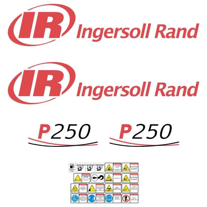 Ingersoll Rand P250 Decal Kit
