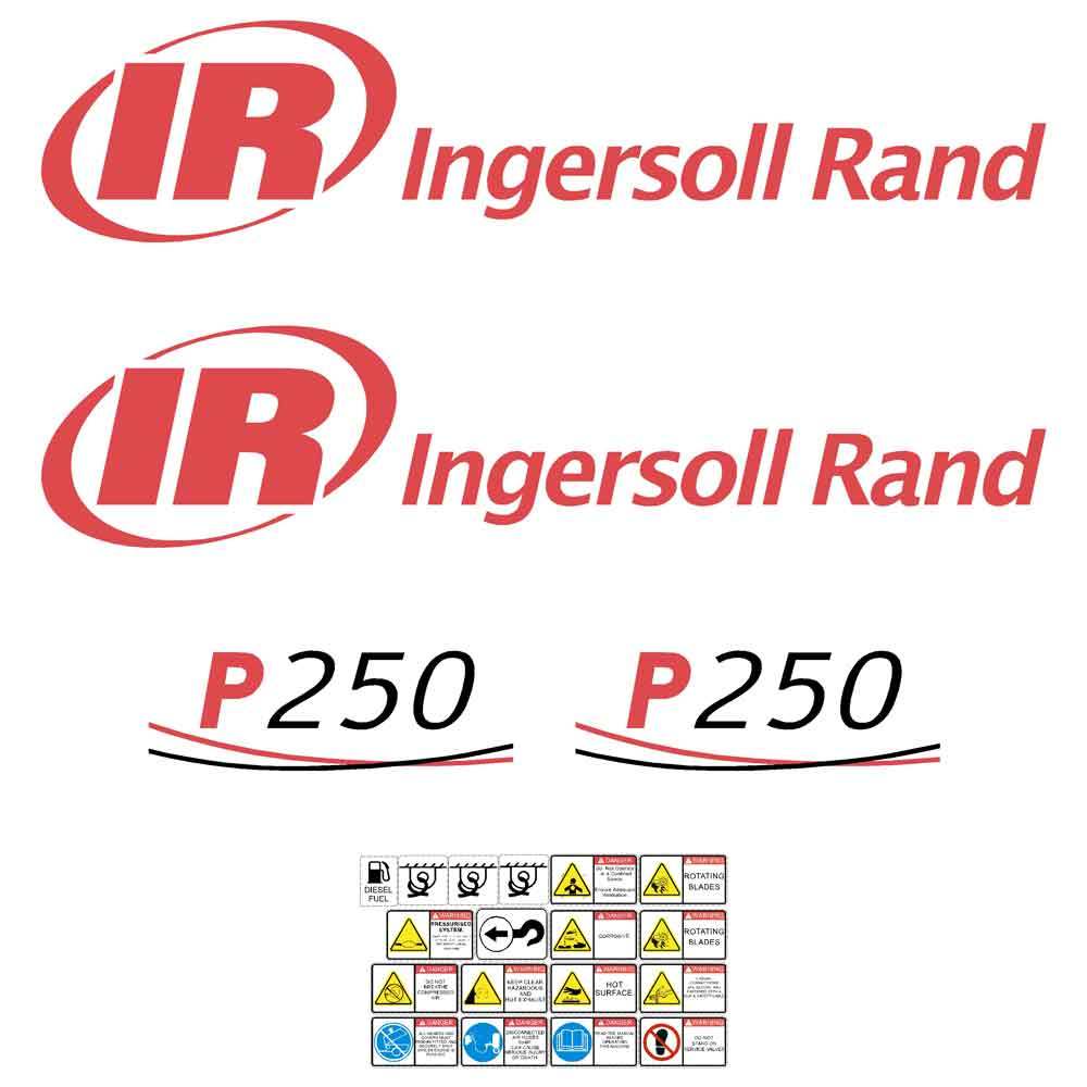 Ingersoll Rand P250 Decal Kit Ingersoll Rand P250 Decal Kit