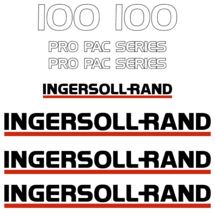 Ingersoll Rand SD100 Decal Kit
