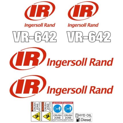 Ingersoll Rand VR642 Decal Kit