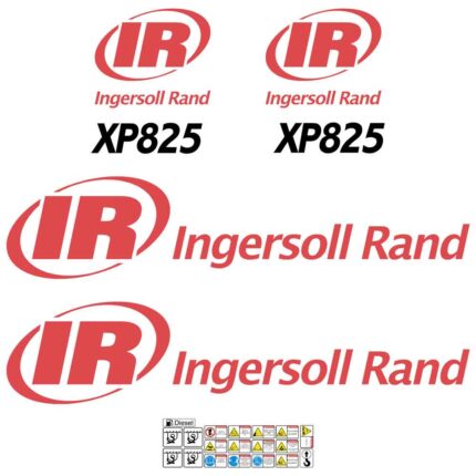 Ingersoll Rand XP825 Decal Kit