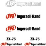 Ingersoll Rand ZX75 Decal Kit