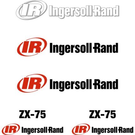 Ingersoll Rand ZX75 Decal Kit