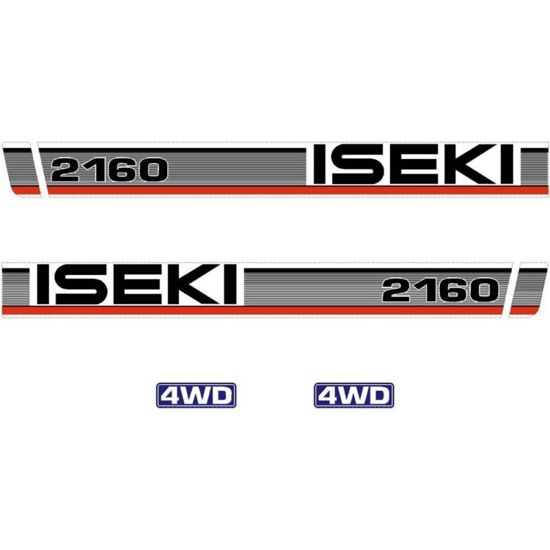 Iseki 2160 Decal Kit