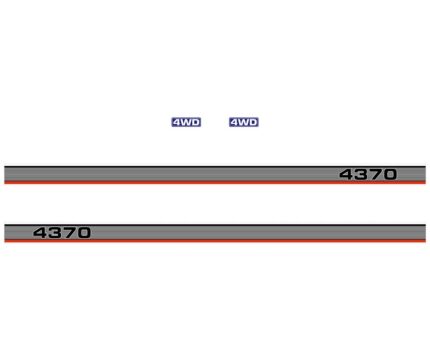 Iseki 4370 Decal Kit