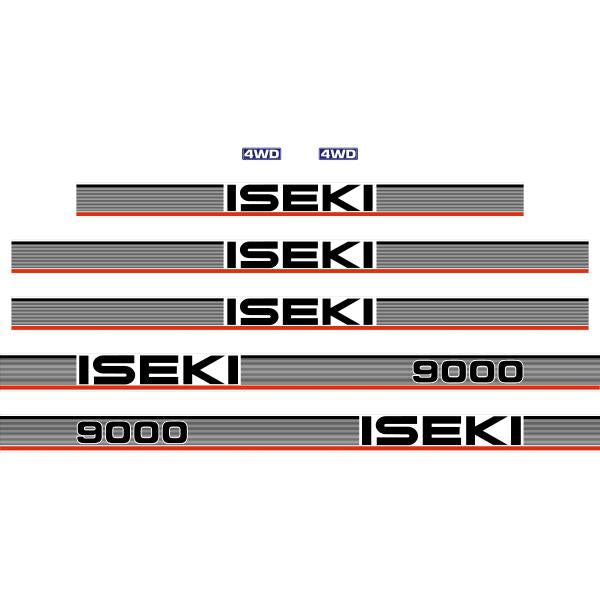 Iseki 9000 Decal Kit Iseki 9000 Decal Kit