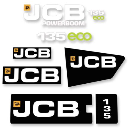 JCB 135 ECO Decal Kit