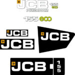 JCB 155 ECO Decal Kit