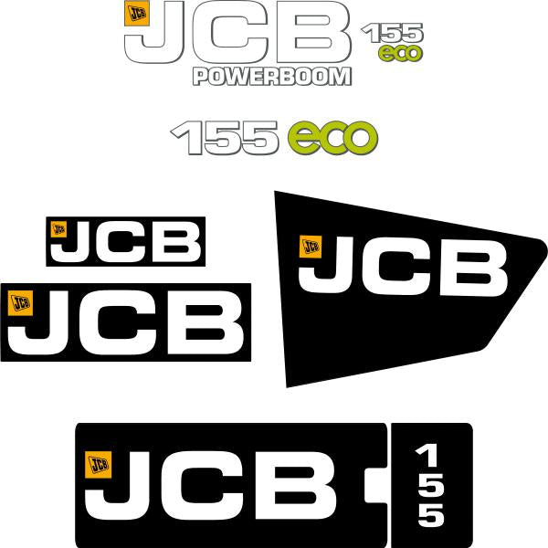 JCB 155 ECO Decal Kit JCB 155 ECO Decal Kit