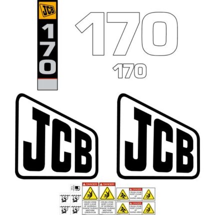 JCB 170 Decal Kit