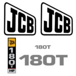JCB 180T Decal Kit