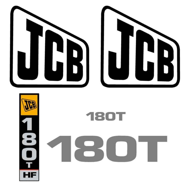 JCB 180T Decal Kit