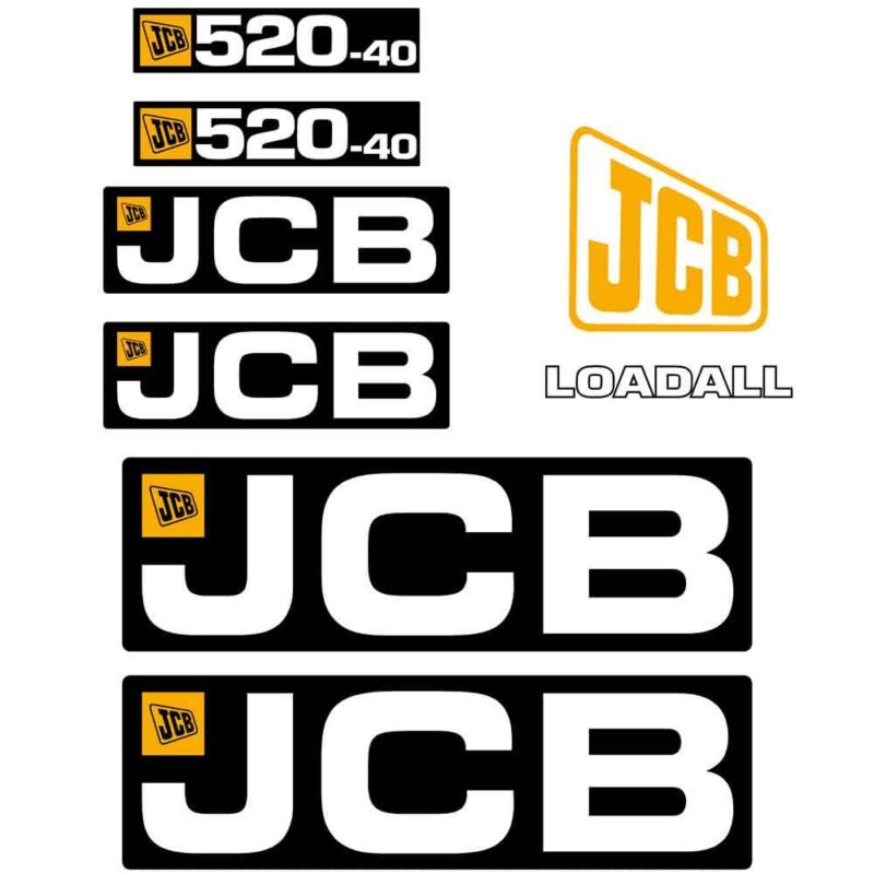 JCB 520-40 Decal Kit