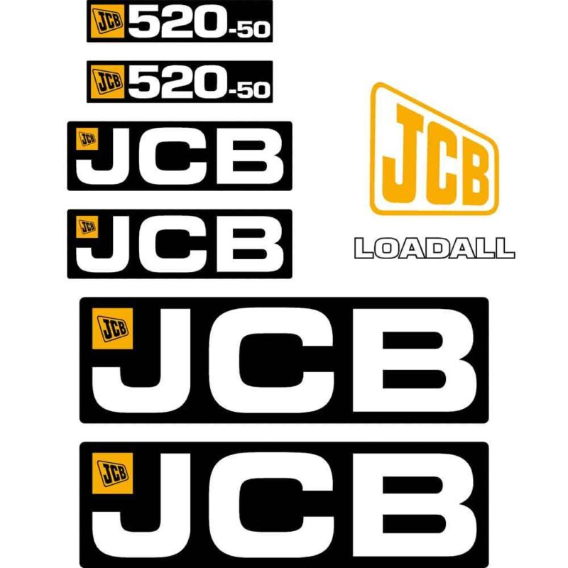 JCB 520-50 Decal Kit