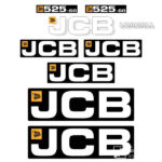 JCB 525-60 Decal Kit