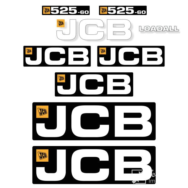JCB 525-60 Decal Kit JCB 525-60 Decal Kit