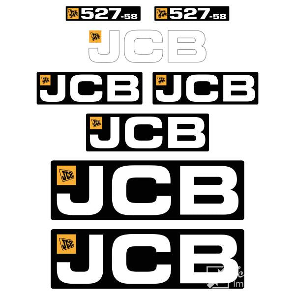 JCB 527-58 Decal Kit JCB 527-58 Decal Kit