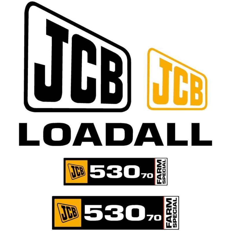 JCB 530-70 Farm Special Decal Kit