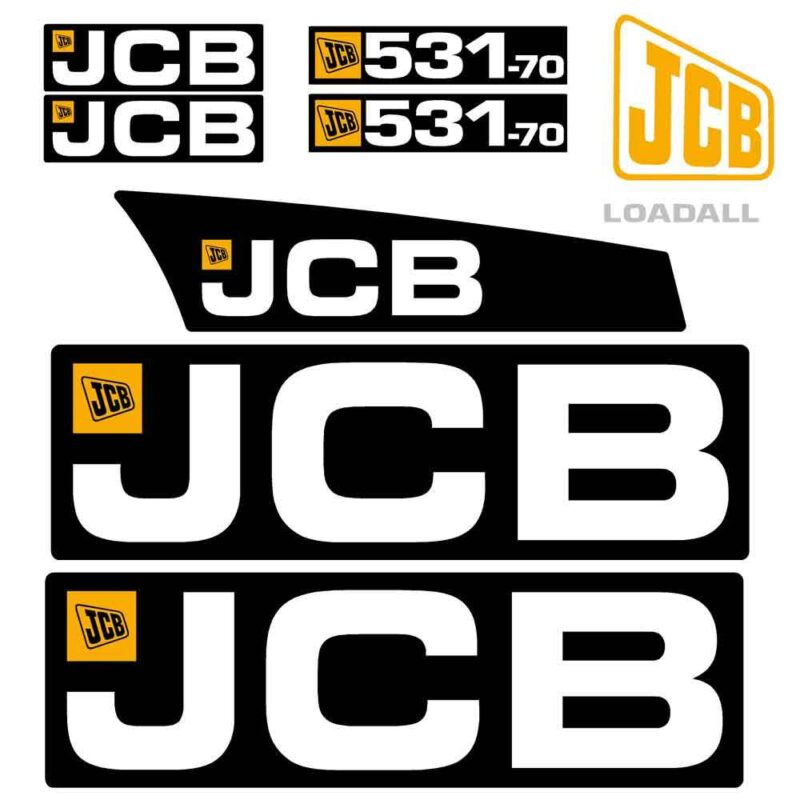 JCB 531-70 Decal Kit