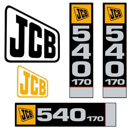 JCB 540-170 Decal Kit Old Style